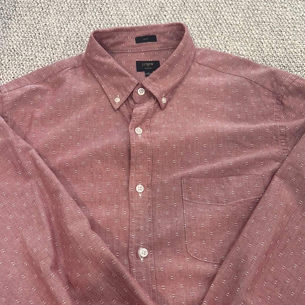 J Crew Dress Shirt. Slim large.